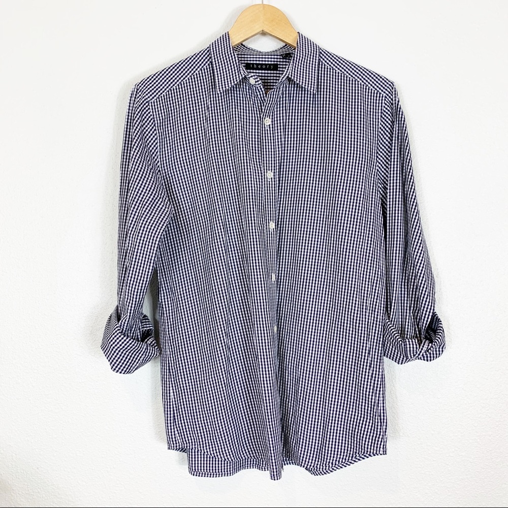 Men Theory Button Down Shirt - image 2